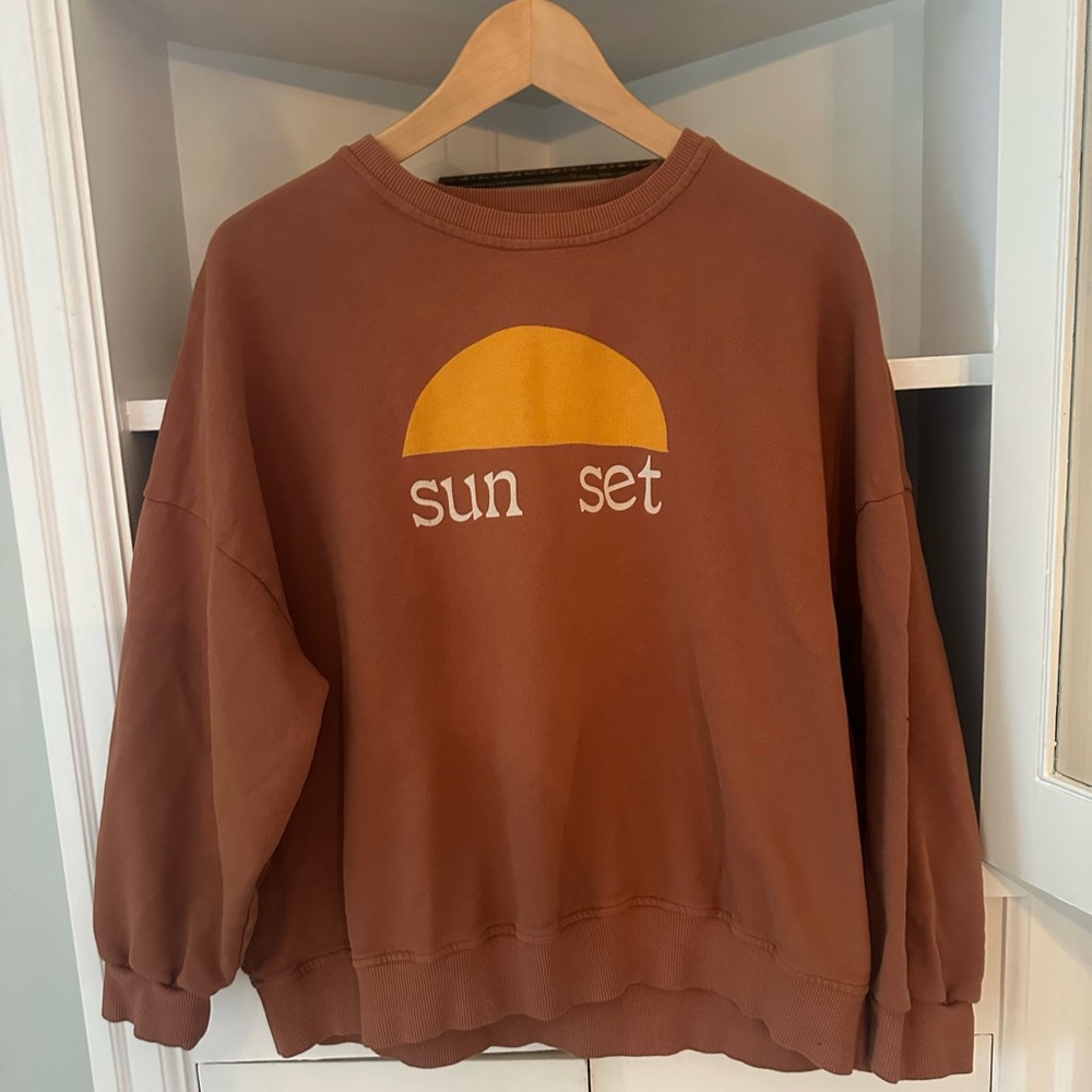 Mollusk California Surf Sun Set sweatshirt S
